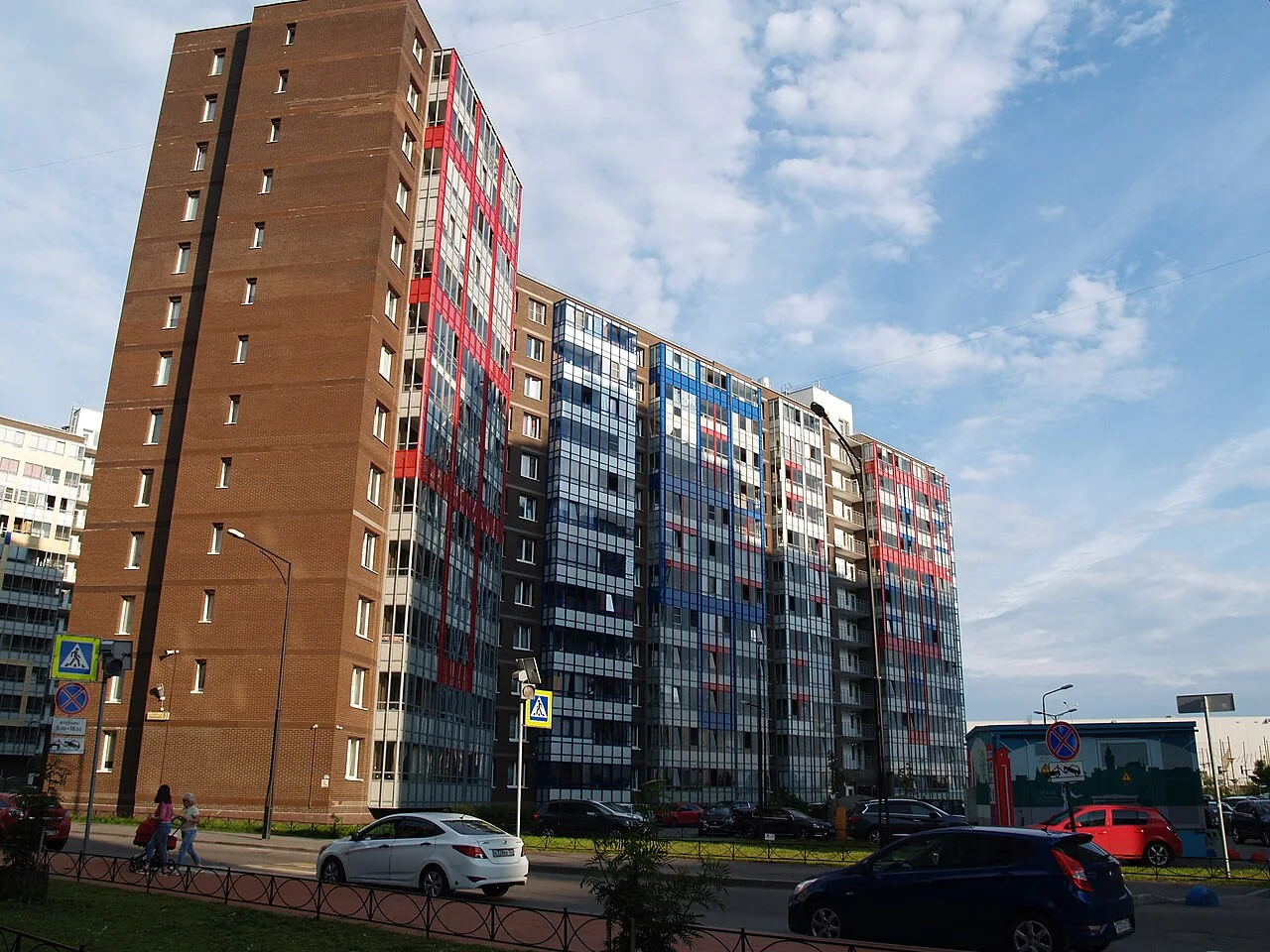 Иллюстрация: жилой квартал в кудрово, ленинградская область, 2020 год