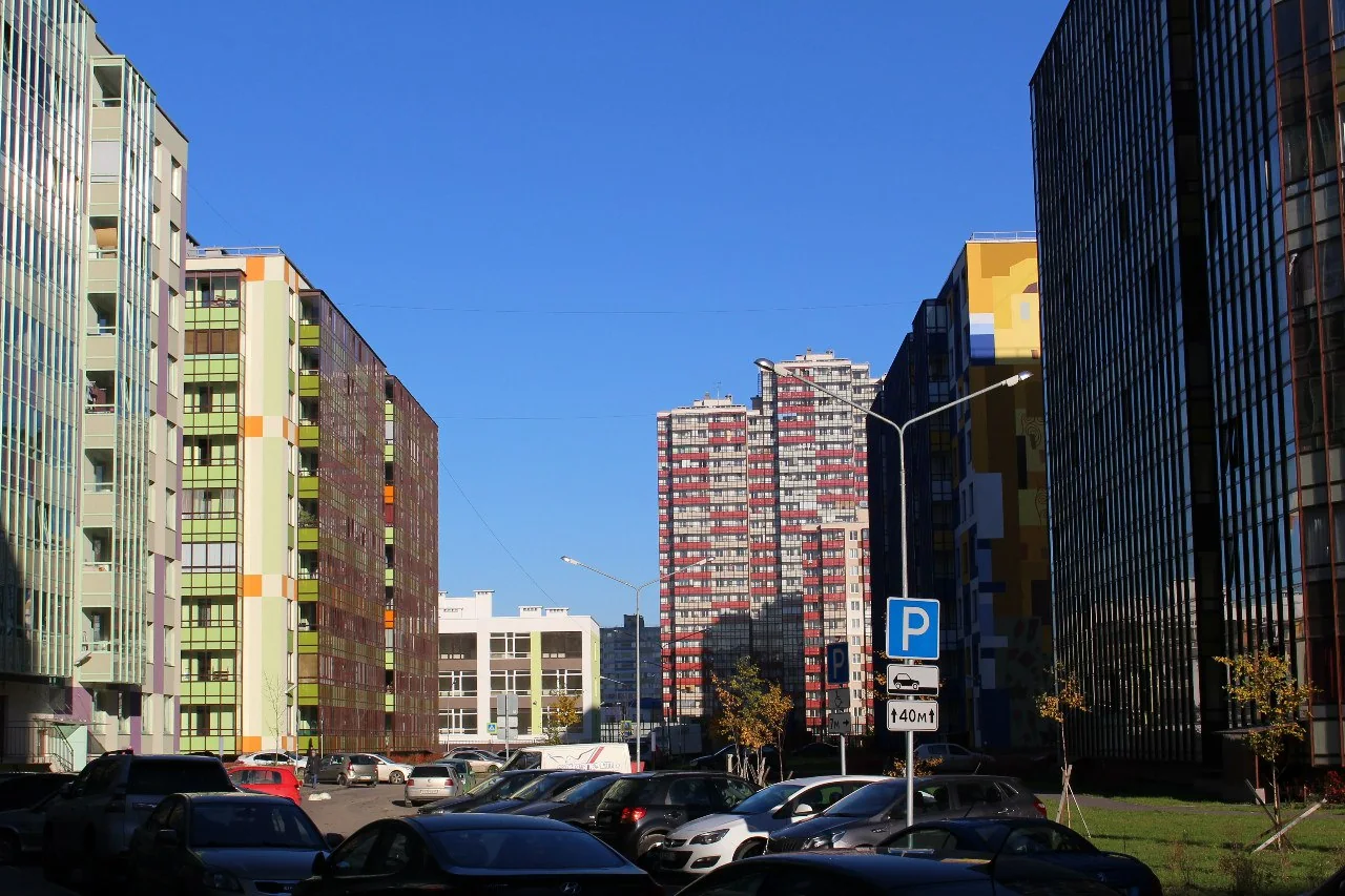 Иллюстрация: жилые кварталы кудрово, ленинградская область, 2015 год
