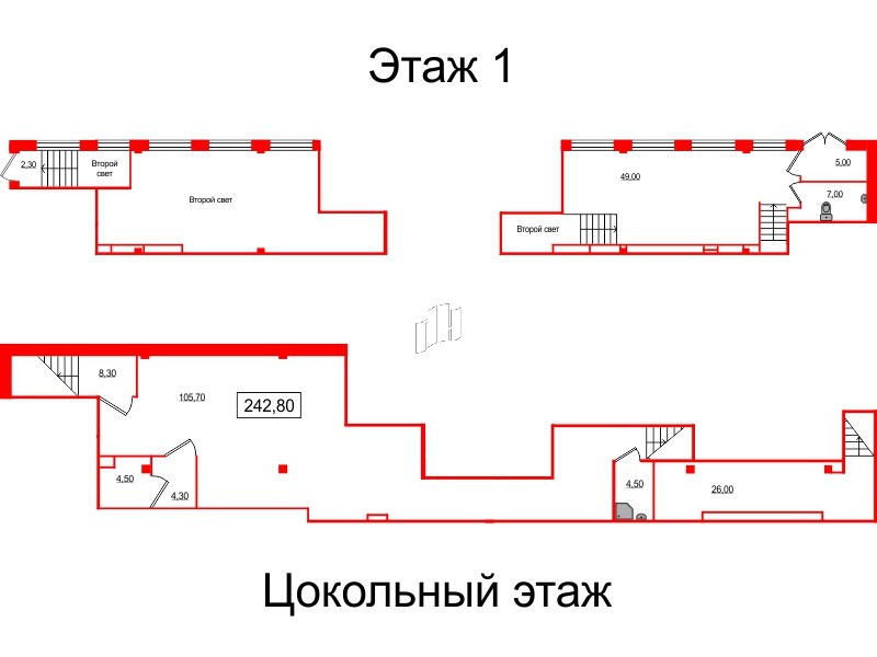 1-комн. планировка