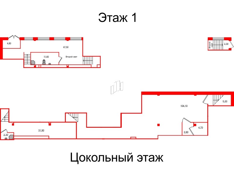1-комн. планировка