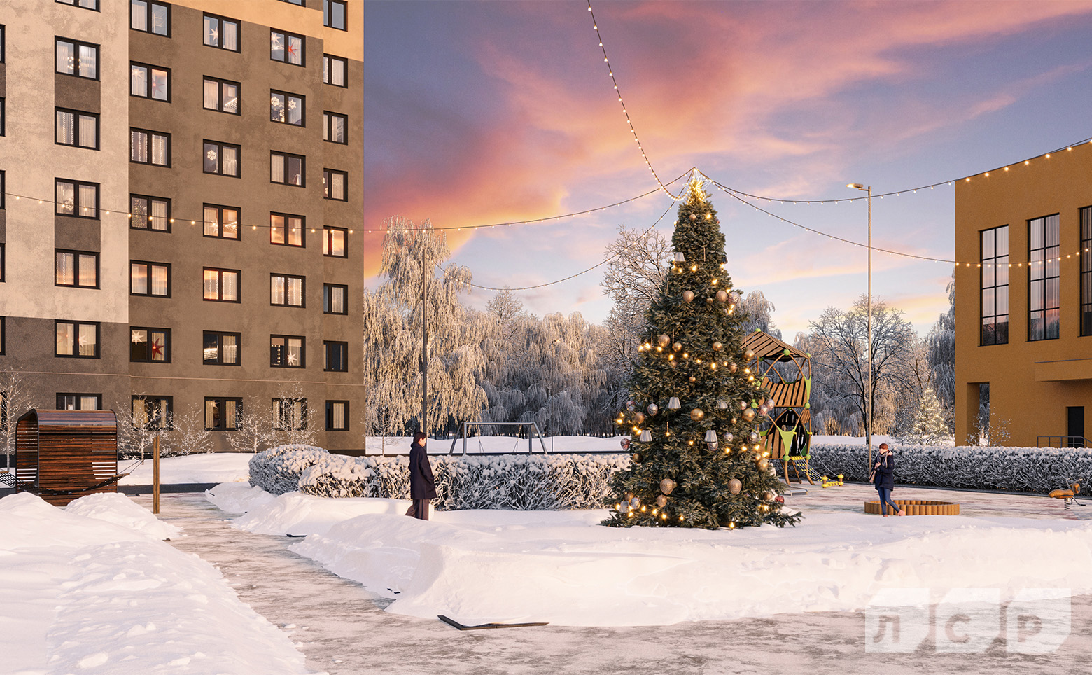 Цветной город — рендер 12 из 12