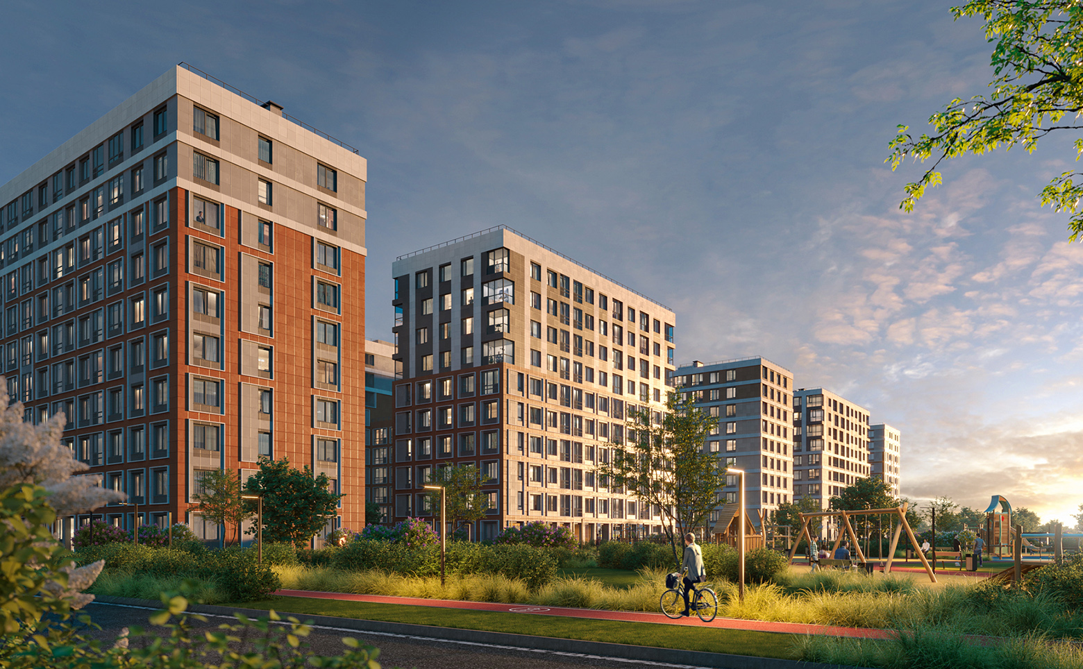 Новый Московский — архитектура